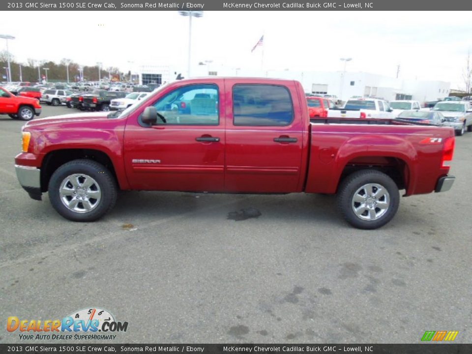 2013 GMC Sierra 1500 SLE Crew Cab Sonoma Red Metallic / Ebony Photo #6