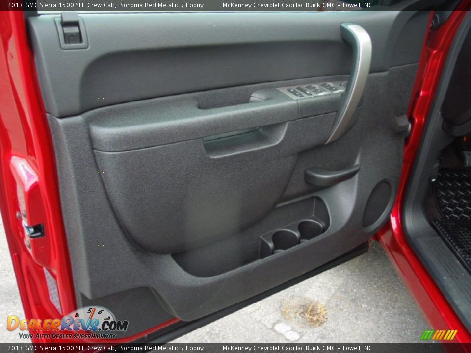 2013 GMC Sierra 1500 SLE Crew Cab Sonoma Red Metallic / Ebony Photo #9