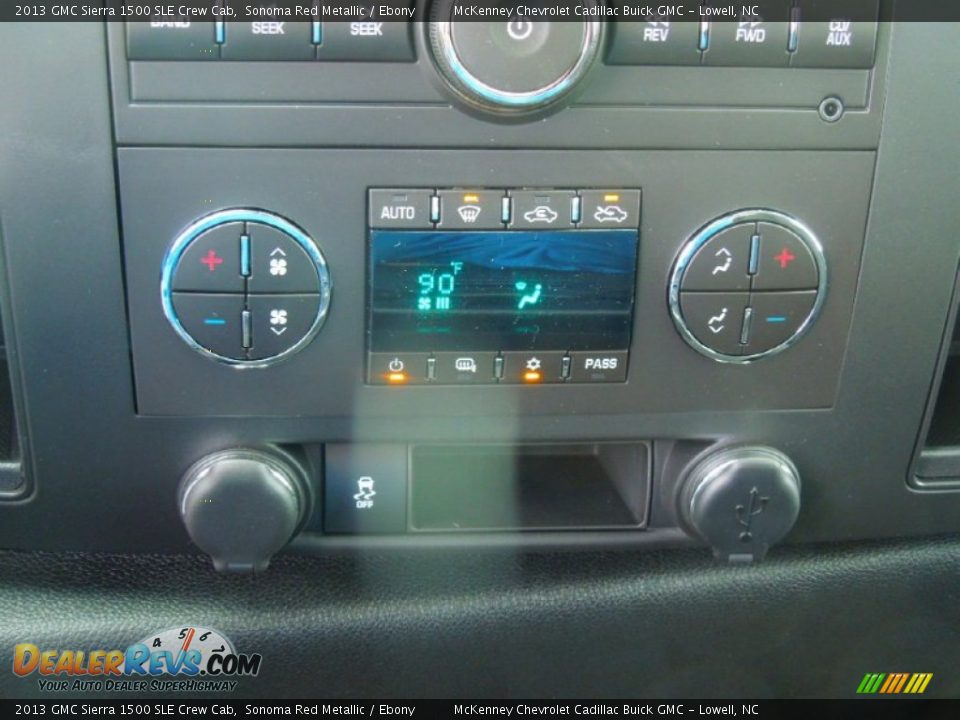 2013 GMC Sierra 1500 SLE Crew Cab Sonoma Red Metallic / Ebony Photo #11