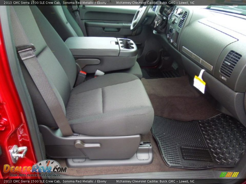 2013 GMC Sierra 1500 SLE Crew Cab Sonoma Red Metallic / Ebony Photo #18