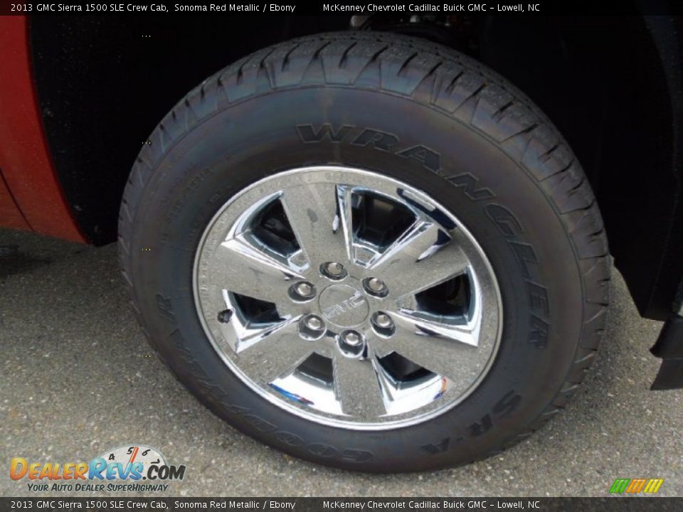 2013 GMC Sierra 1500 SLE Crew Cab Sonoma Red Metallic / Ebony Photo #20
