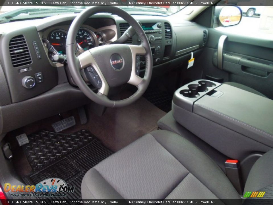 2013 GMC Sierra 1500 SLE Crew Cab Sonoma Red Metallic / Ebony Photo #22