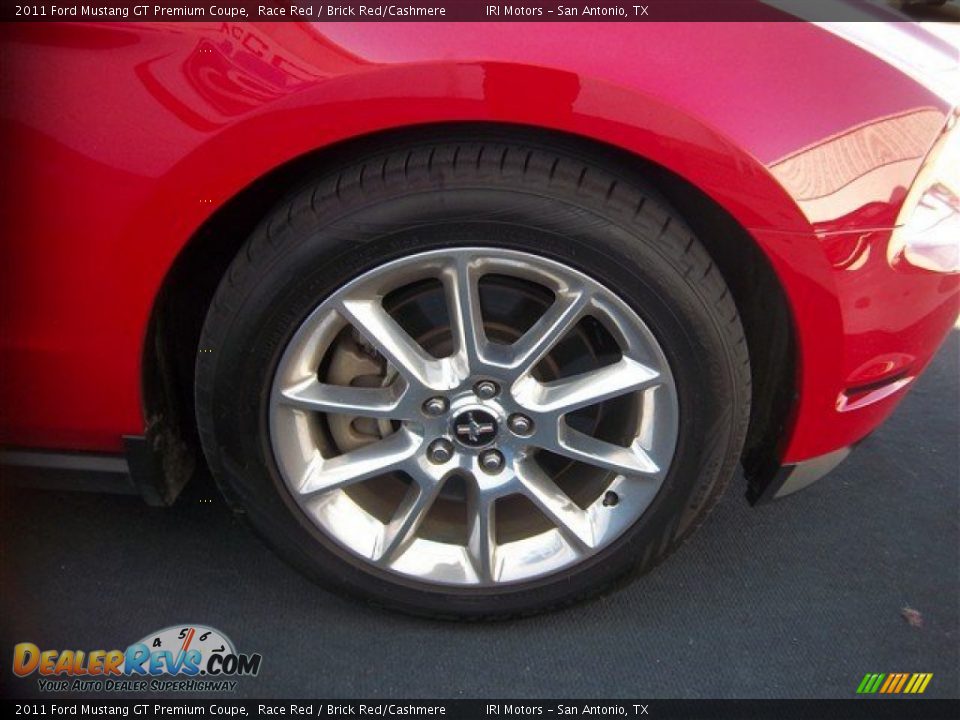 2011 Ford Mustang GT Premium Coupe Race Red / Brick Red/Cashmere Photo #4