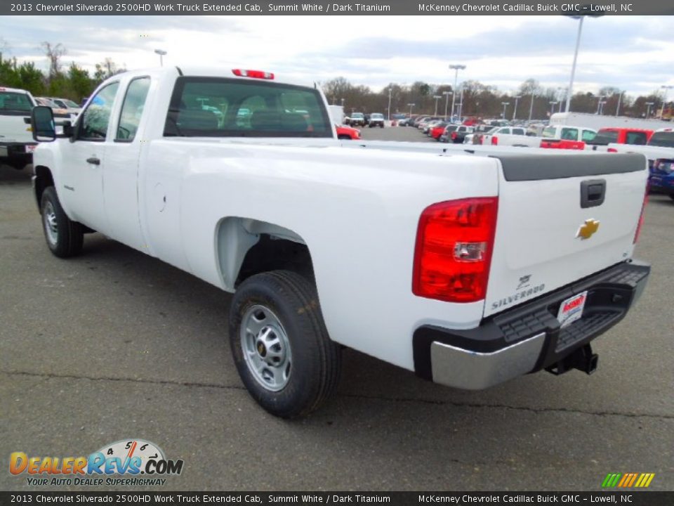 2013 Chevrolet Silverado 2500HD Work Truck Extended Cab Summit White / Dark Titanium Photo #5