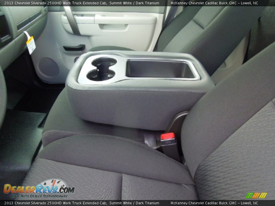 2013 Chevrolet Silverado 2500HD Work Truck Extended Cab Summit White / Dark Titanium Photo #9