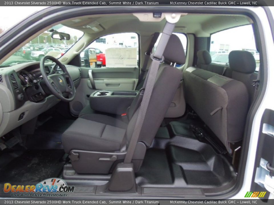 2013 Chevrolet Silverado 2500HD Work Truck Extended Cab Summit White / Dark Titanium Photo #15