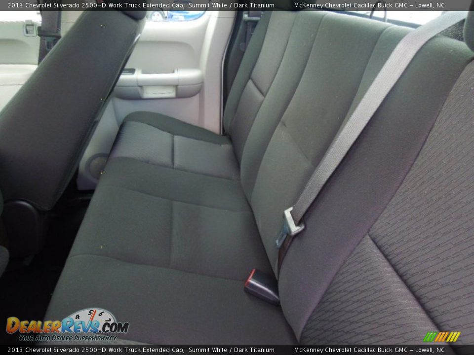 2013 Chevrolet Silverado 2500HD Work Truck Extended Cab Summit White / Dark Titanium Photo #16