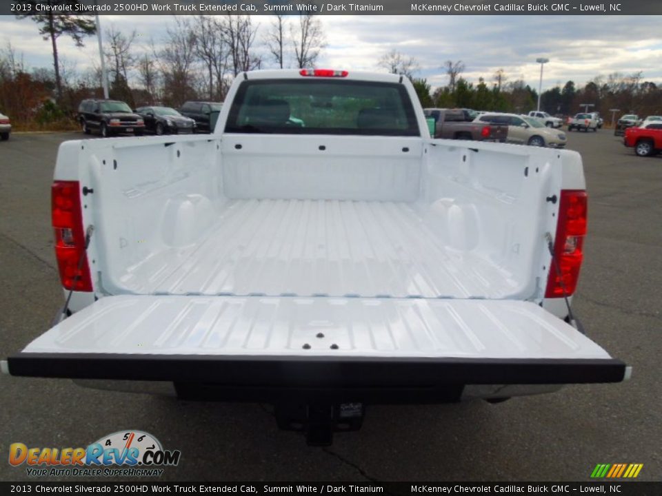 2013 Chevrolet Silverado 2500HD Work Truck Extended Cab Summit White / Dark Titanium Photo #17