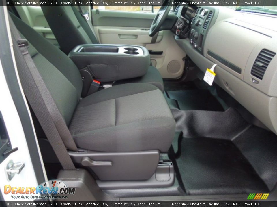 2013 Chevrolet Silverado 2500HD Work Truck Extended Cab Summit White / Dark Titanium Photo #18
