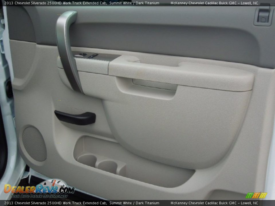 2013 Chevrolet Silverado 2500HD Work Truck Extended Cab Summit White / Dark Titanium Photo #19