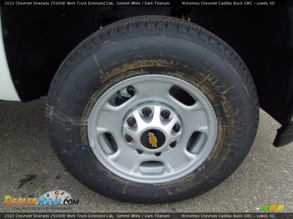 2013 Chevrolet Silverado 2500HD Work Truck Extended Cab Summit White / Dark Titanium Photo #20