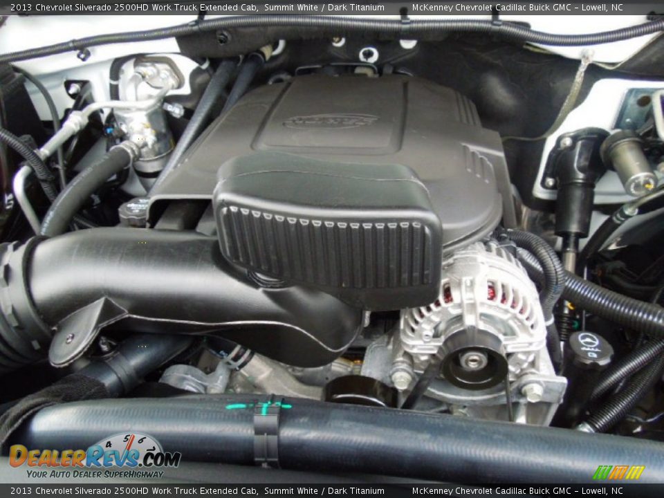 2013 Chevrolet Silverado 2500HD Work Truck Extended Cab Summit White / Dark Titanium Photo #21