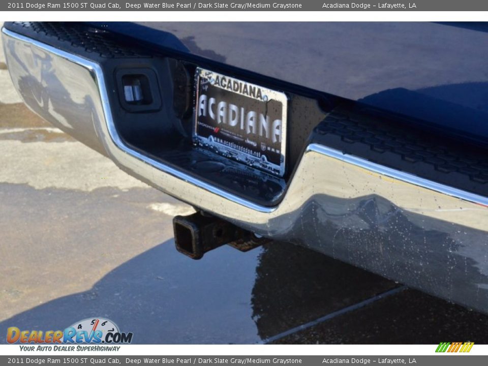 2011 Dodge Ram 1500 ST Quad Cab Deep Water Blue Pearl / Dark Slate Gray/Medium Graystone Photo #5