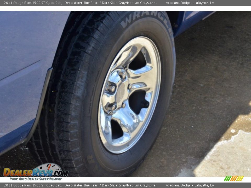 2011 Dodge Ram 1500 ST Quad Cab Deep Water Blue Pearl / Dark Slate Gray/Medium Graystone Photo #7