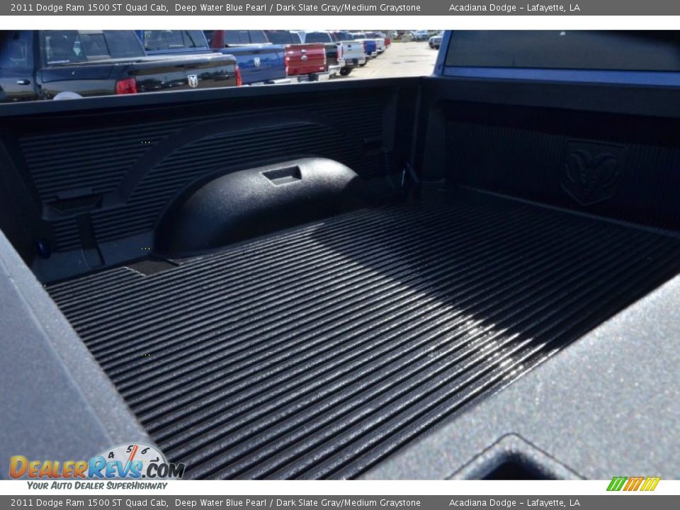 2011 Dodge Ram 1500 ST Quad Cab Deep Water Blue Pearl / Dark Slate Gray/Medium Graystone Photo #8