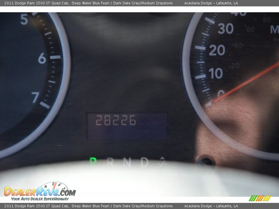2011 Dodge Ram 1500 ST Quad Cab Deep Water Blue Pearl / Dark Slate Gray/Medium Graystone Photo #18