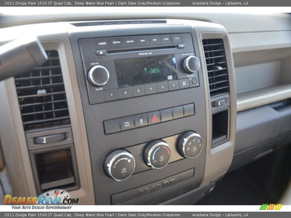 2011 Dodge Ram 1500 ST Quad Cab Deep Water Blue Pearl / Dark Slate Gray/Medium Graystone Photo #19