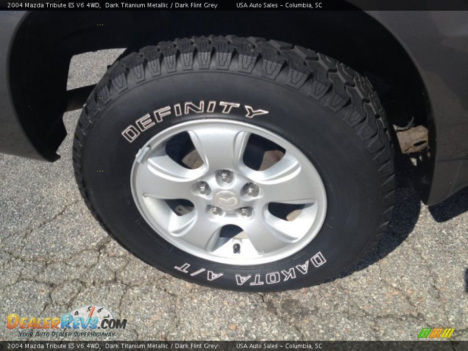 2004 Mazda Tribute ES V6 4WD Dark Titanium Metallic / Dark Flint Grey Photo #6