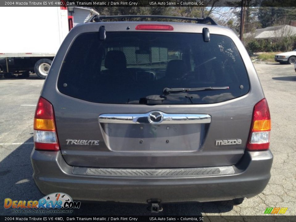 2004 Mazda Tribute ES V6 4WD Dark Titanium Metallic / Dark Flint Grey Photo #7