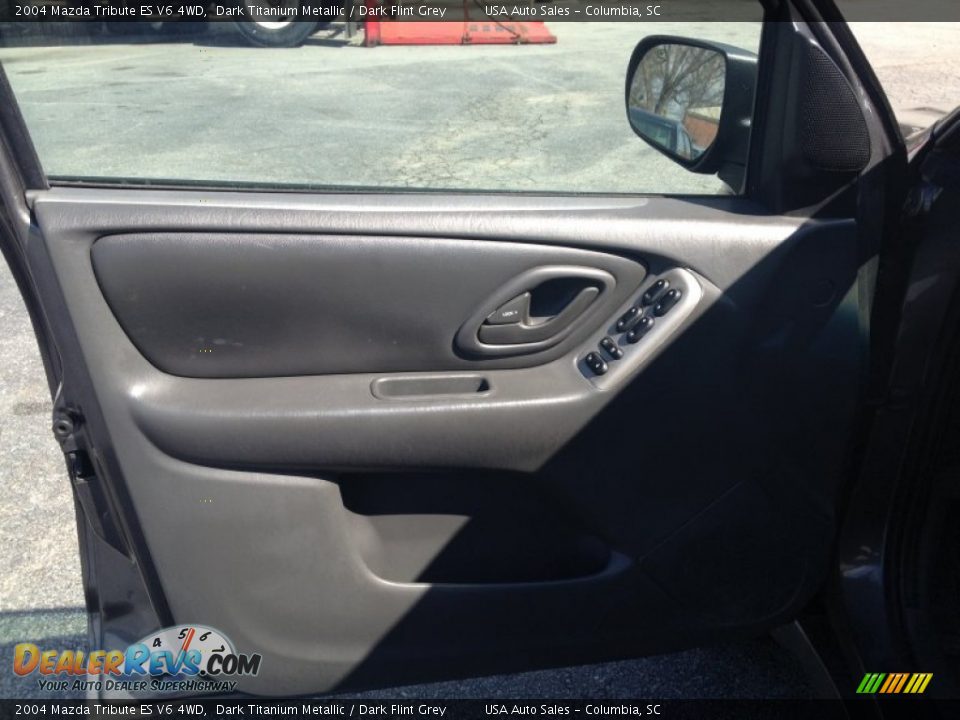 2004 Mazda Tribute ES V6 4WD Dark Titanium Metallic / Dark Flint Grey Photo #13
