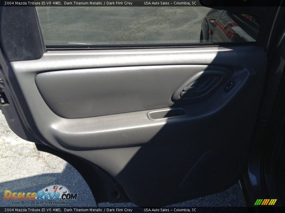 2004 Mazda Tribute ES V6 4WD Dark Titanium Metallic / Dark Flint Grey Photo #16