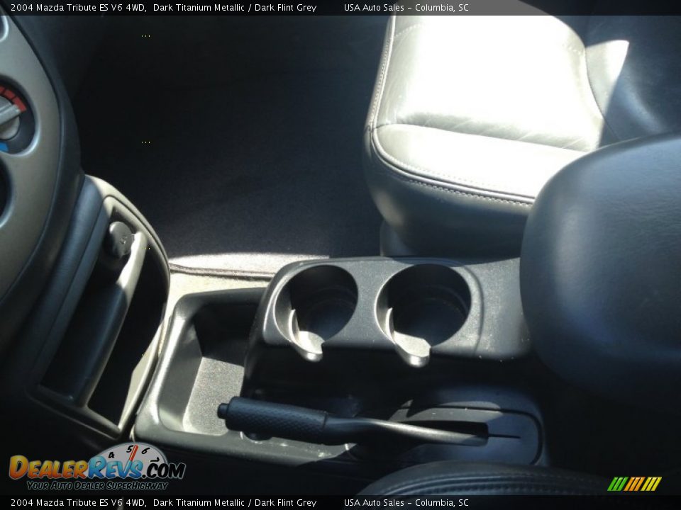 2004 Mazda Tribute ES V6 4WD Dark Titanium Metallic / Dark Flint Grey Photo #24