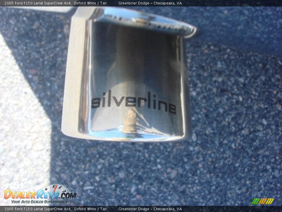 2005 Ford F150 Lariat SuperCrew 4x4 Oxford White / Tan Photo #19