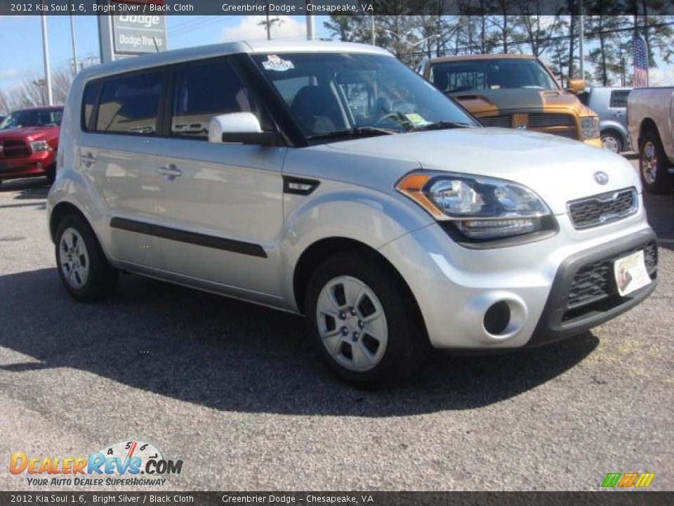 2012 Kia Soul 1.6 Bright Silver / Black Cloth Photo #7