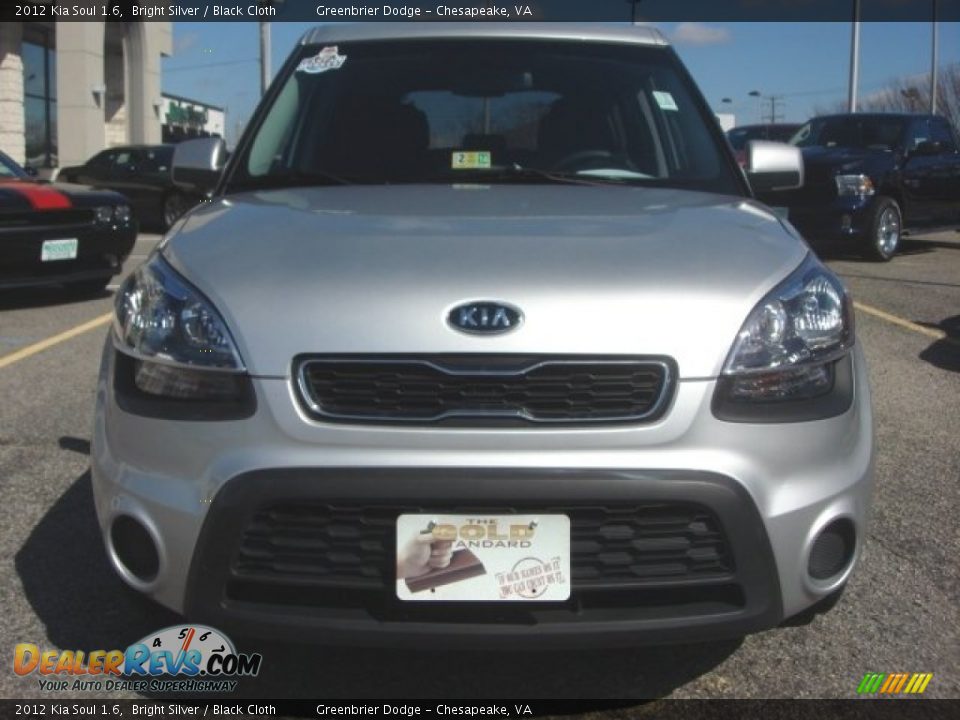 2012 Kia Soul 1.6 Bright Silver / Black Cloth Photo #8