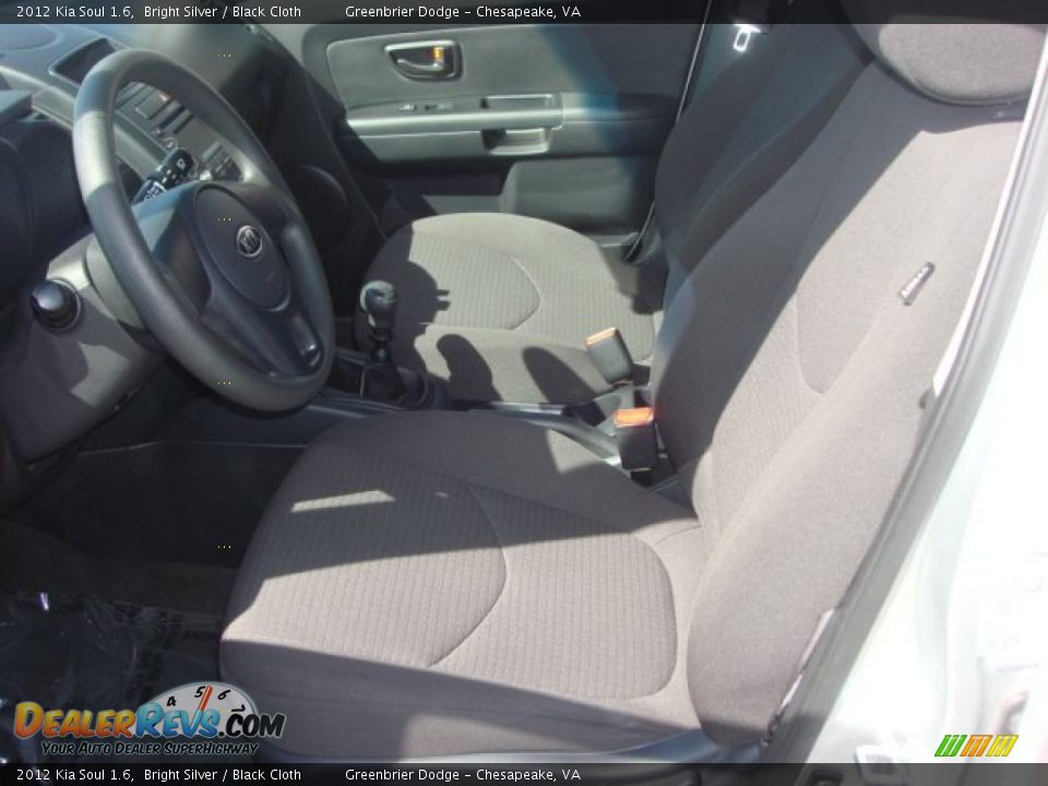 2012 Kia Soul 1.6 Bright Silver / Black Cloth Photo #9