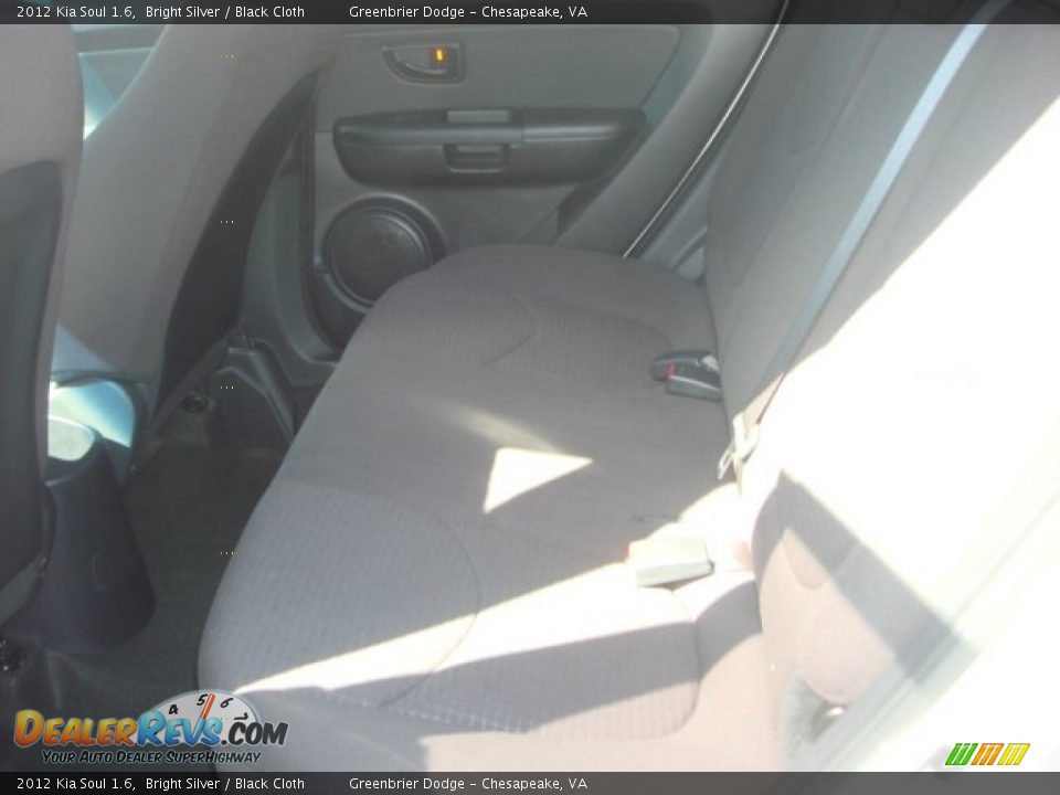 2012 Kia Soul 1.6 Bright Silver / Black Cloth Photo #10