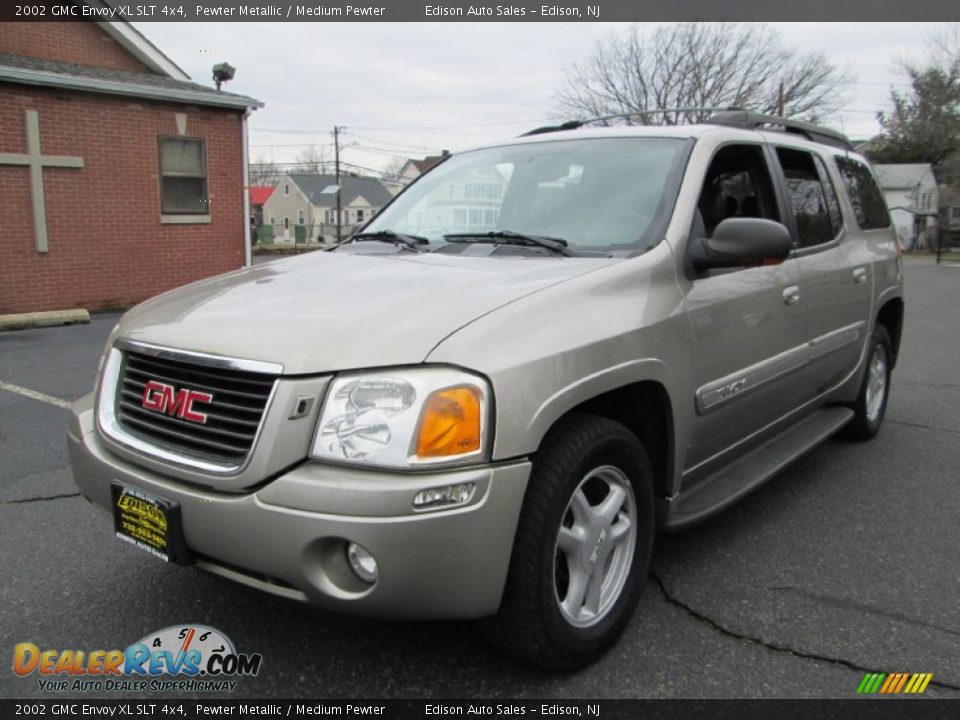 2002 GMC Envoy XL SLT 4x4 Pewter Metallic / Medium Pewter Photo #2