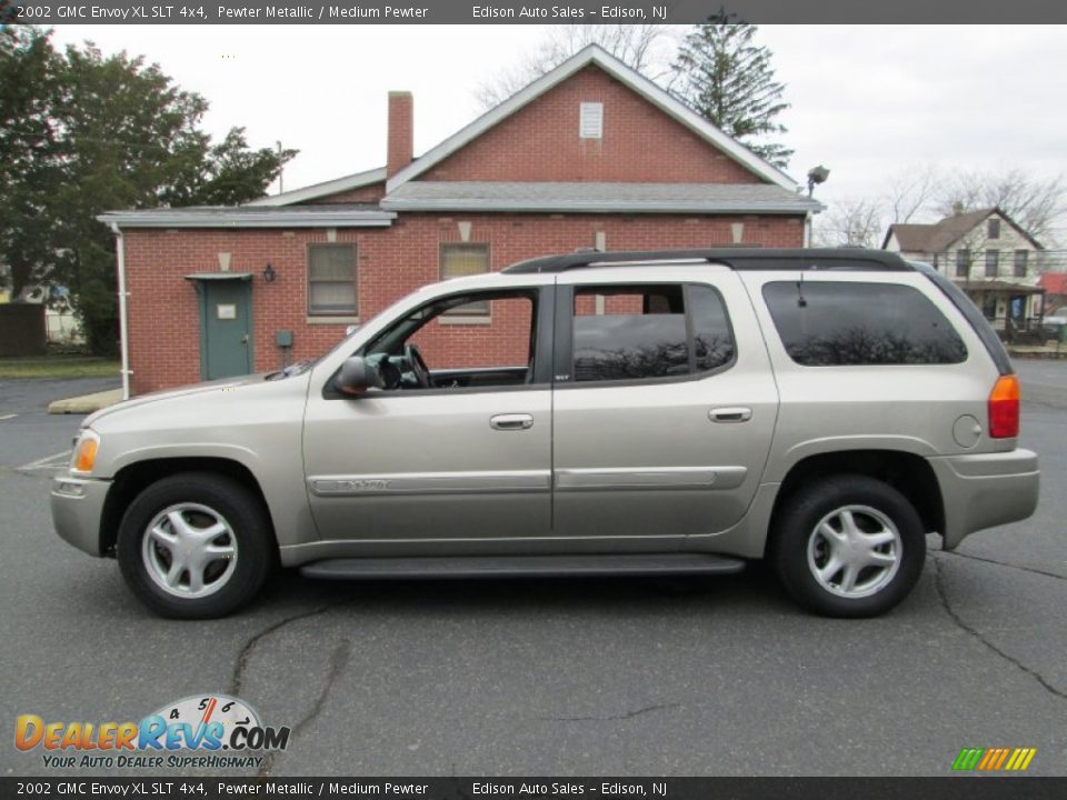 Pewter Metallic 2002 GMC Envoy XL SLT 4x4 Photo #3
