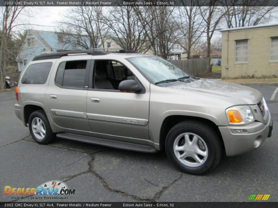 2002 GMC Envoy XL SLT 4x4 Pewter Metallic / Medium Pewter Photo #10