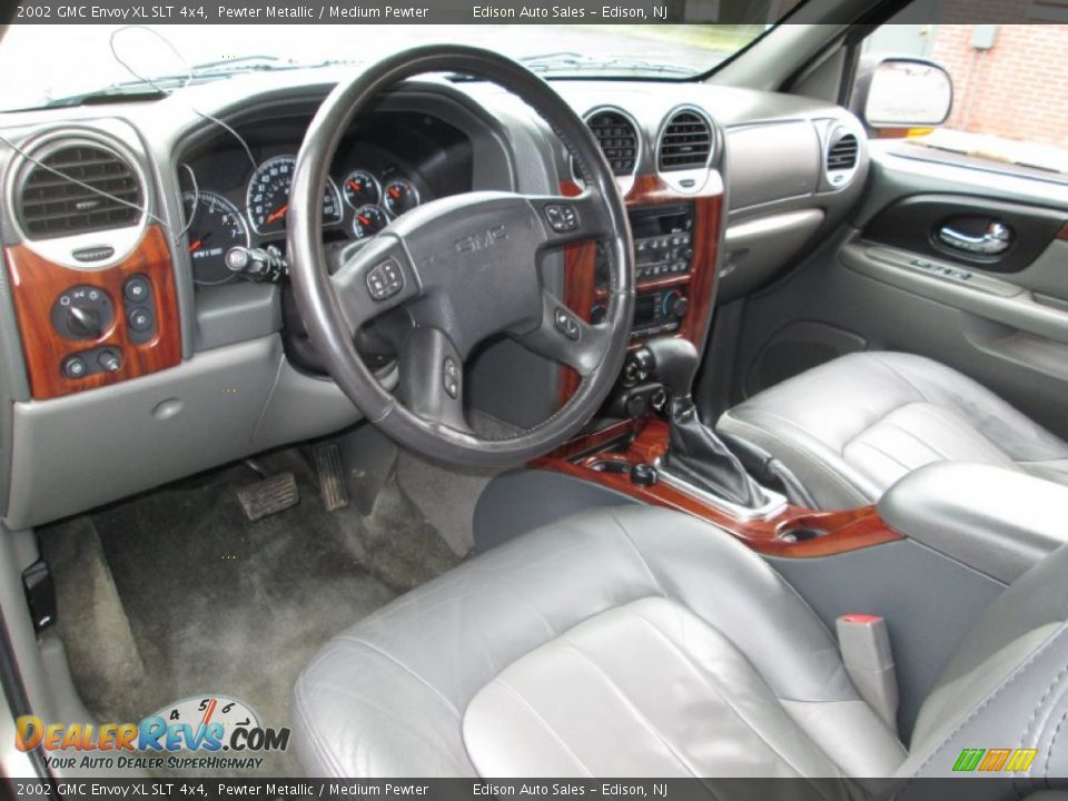 Medium Pewter Interior - 2002 GMC Envoy XL SLT 4x4 Photo #15