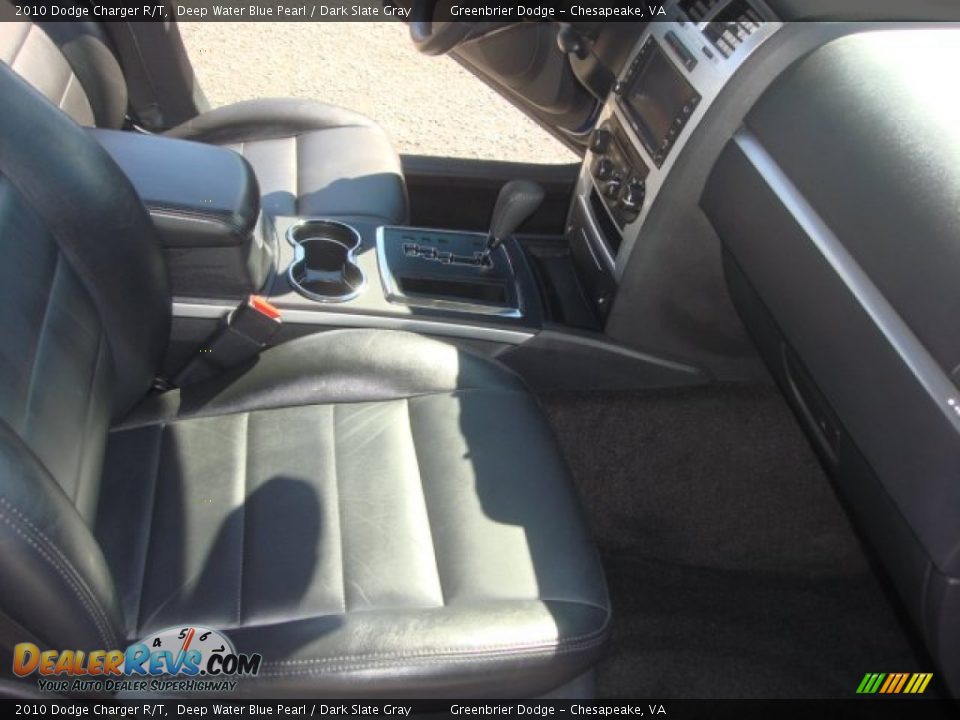 2010 Dodge Charger R/T Deep Water Blue Pearl / Dark Slate Gray Photo #12