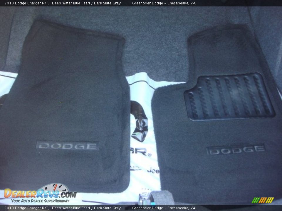 2010 Dodge Charger R/T Deep Water Blue Pearl / Dark Slate Gray Photo #14