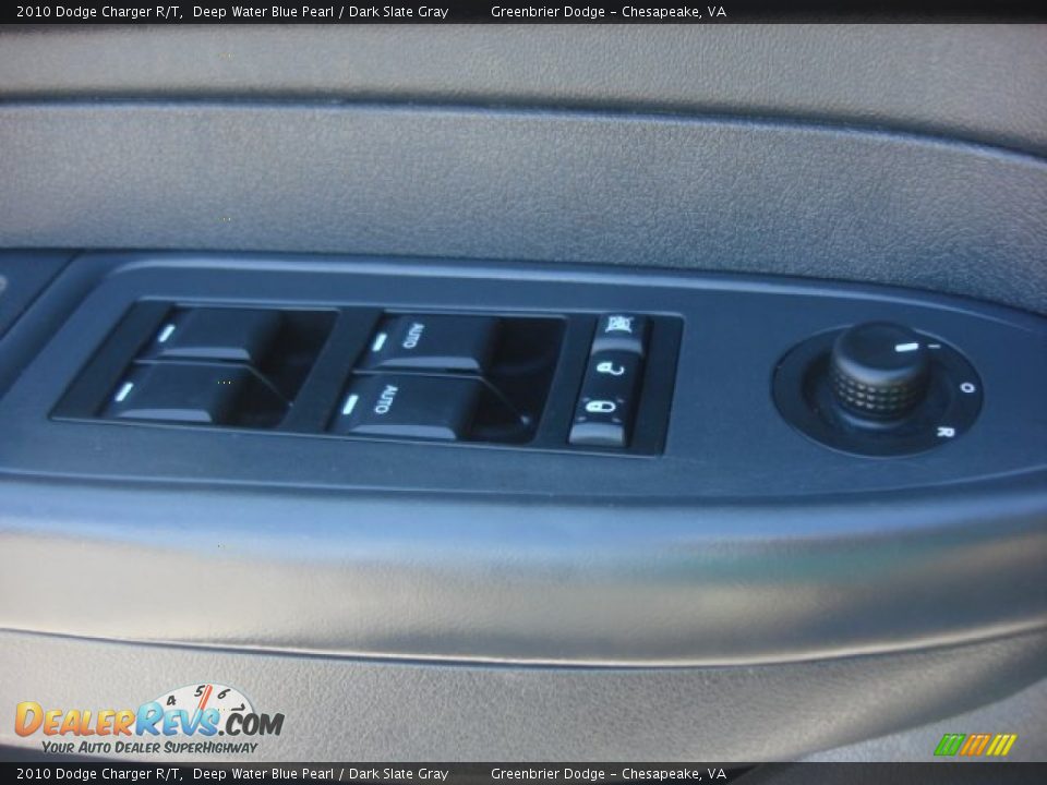 2010 Dodge Charger R/T Deep Water Blue Pearl / Dark Slate Gray Photo #16