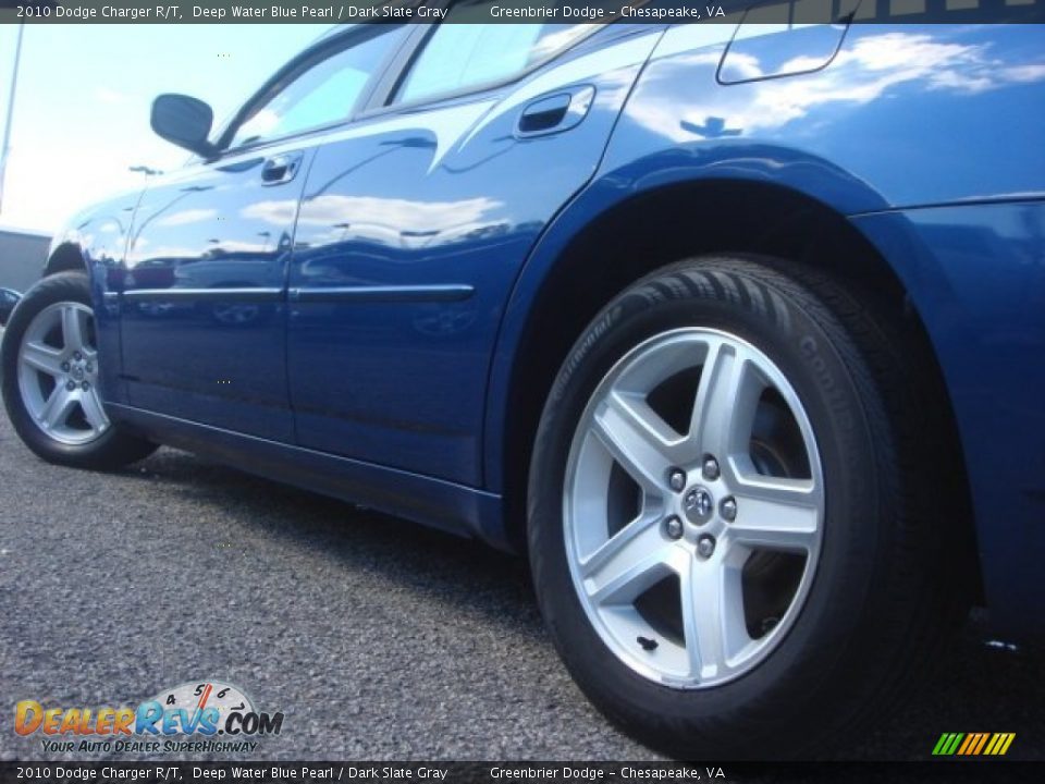 2010 Dodge Charger R/T Deep Water Blue Pearl / Dark Slate Gray Photo #28