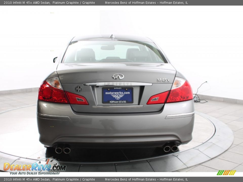 2010 Infiniti M 45x AWD Sedan Platinum Graphite / Graphite Photo #4
