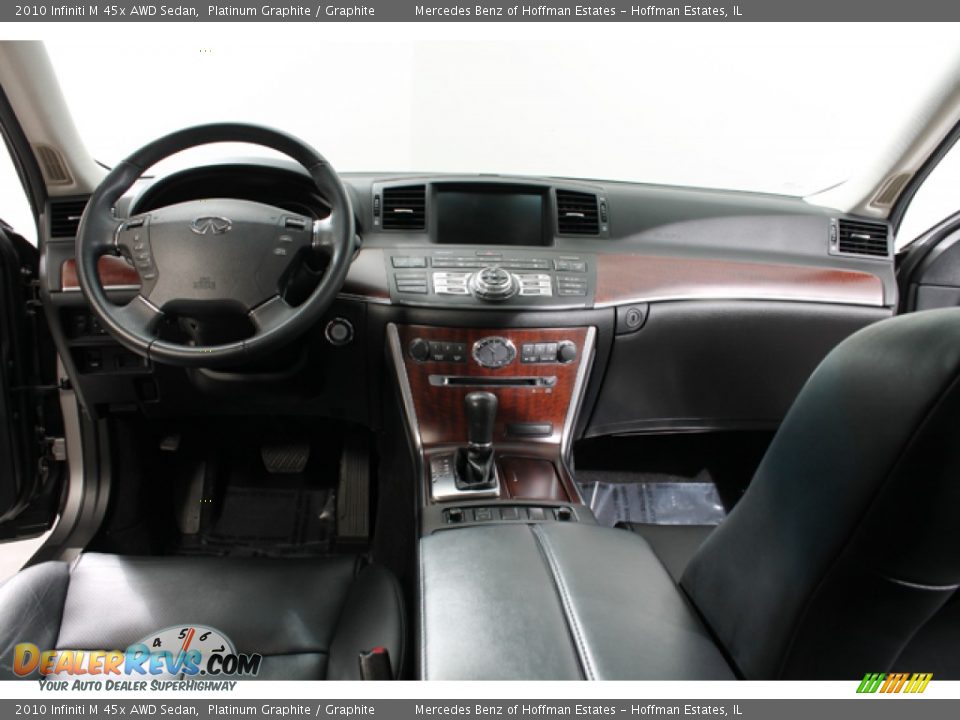 2010 Infiniti M 45x AWD Sedan Platinum Graphite / Graphite Photo #6