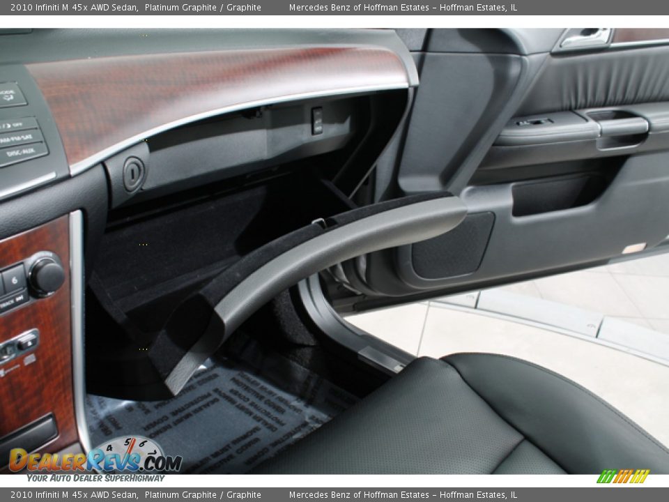 2010 Infiniti M 45x AWD Sedan Platinum Graphite / Graphite Photo #22