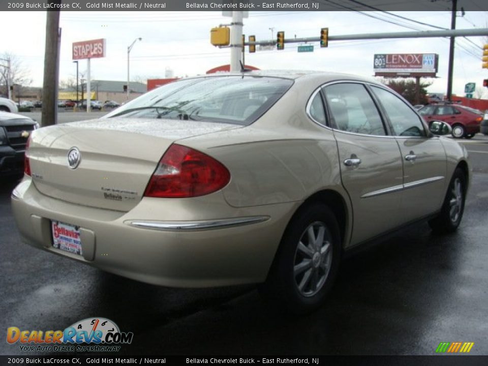 2009 Buick LaCrosse CX Gold Mist Metallic / Neutral Photo #4