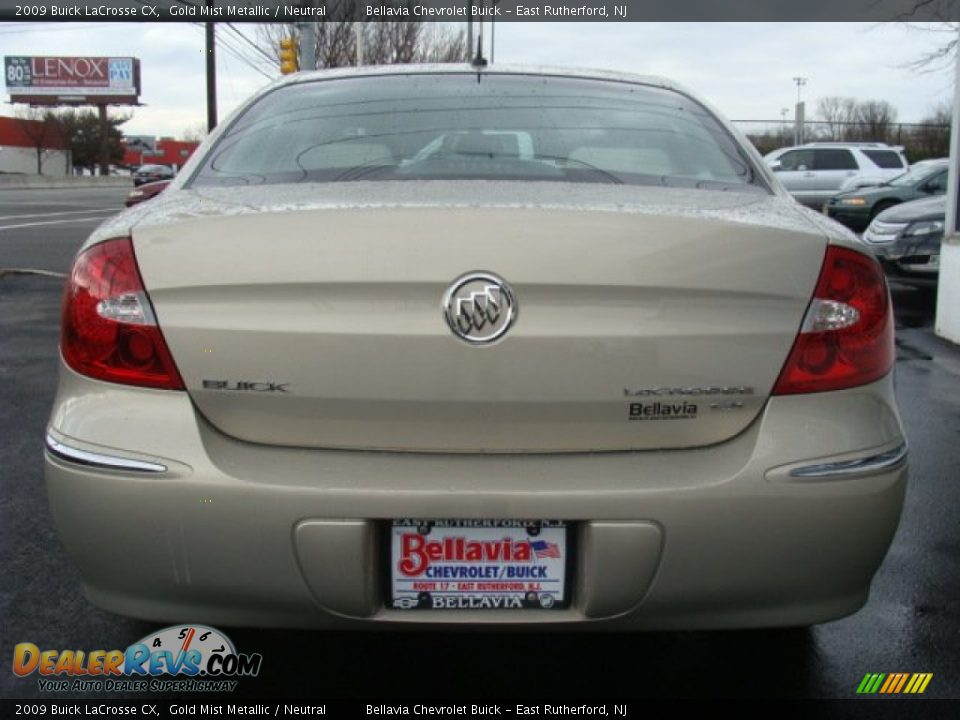 2009 Buick LaCrosse CX Gold Mist Metallic / Neutral Photo #5