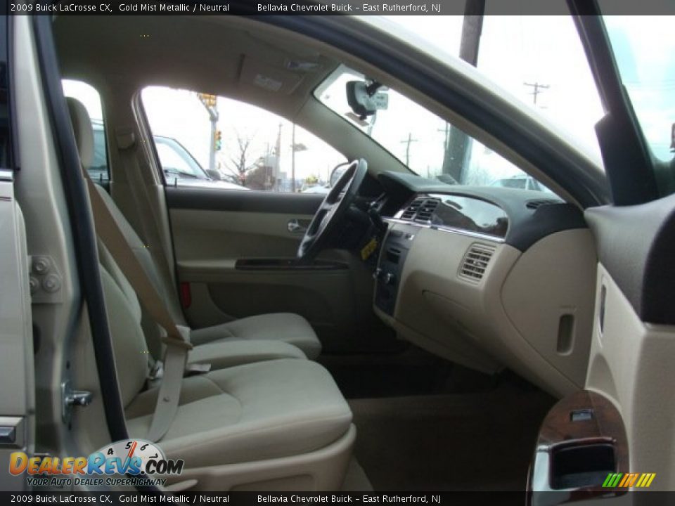 2009 Buick LaCrosse CX Gold Mist Metallic / Neutral Photo #8