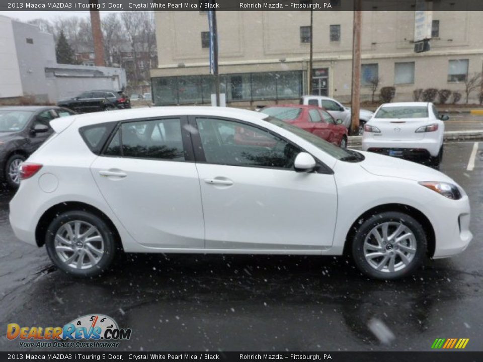 Crystal White Pearl Mica 2013 Mazda MAZDA3 i Touring 5 Door Photo #6