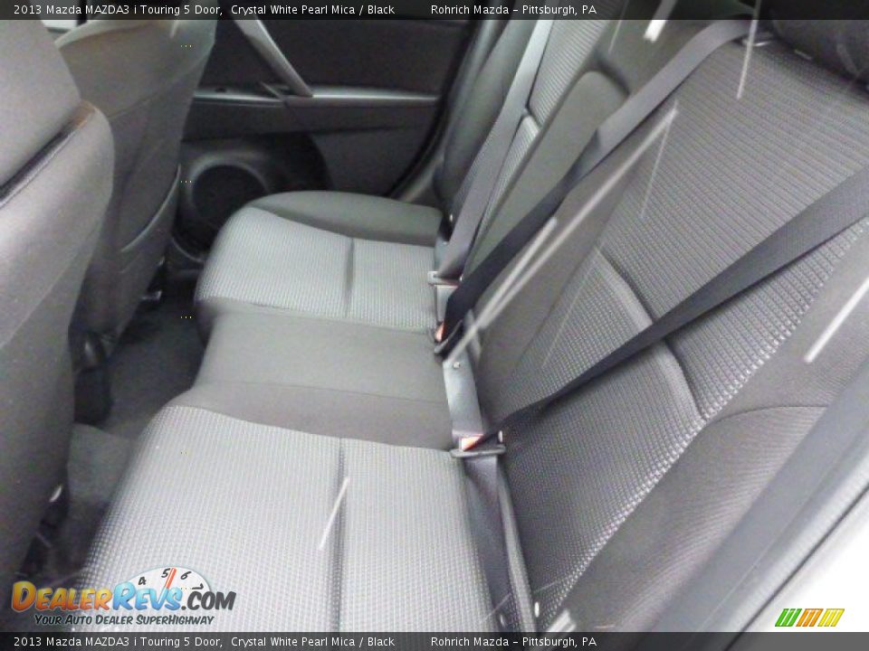 2013 Mazda MAZDA3 i Touring 5 Door Crystal White Pearl Mica / Black Photo #11
