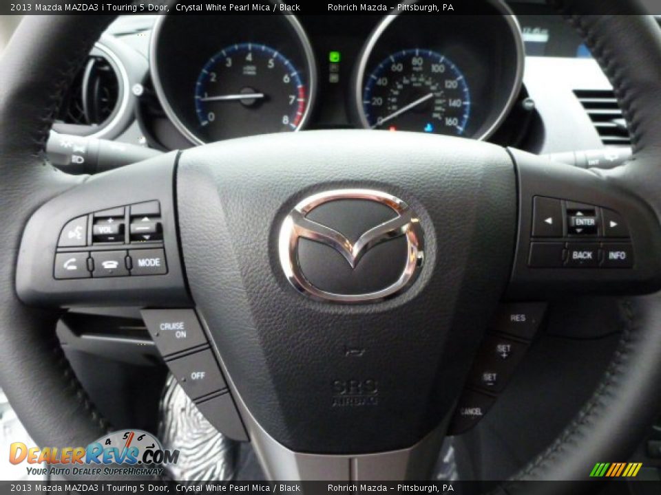 2013 Mazda MAZDA3 i Touring 5 Door Steering Wheel Photo #18
