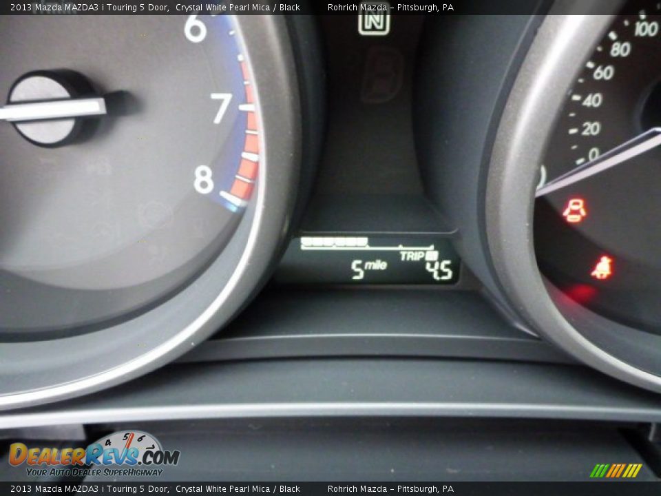 2013 Mazda MAZDA3 i Touring 5 Door Crystal White Pearl Mica / Black Photo #20