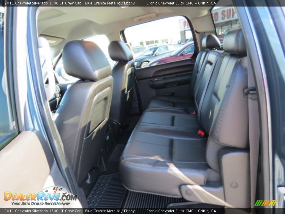 2011 Chevrolet Silverado 1500 LT Crew Cab Blue Granite Metallic / Ebony Photo #11